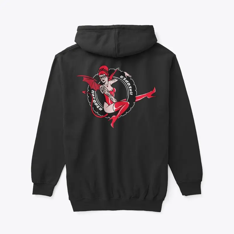 R3dD3vil Pinup Zipper Hoodie